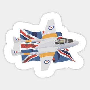 de Havilland Vampire British WW2 Airplane Sticker